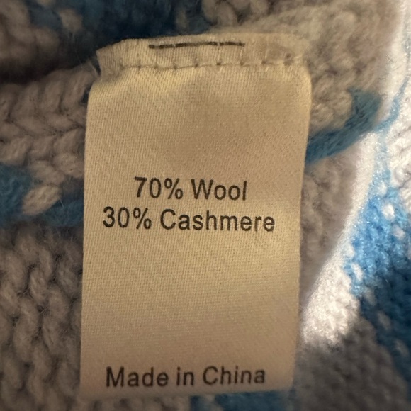 La Ligne Mini Marin Sweater. Light blue with darker blue stripes. S. - Picture 9 of 9